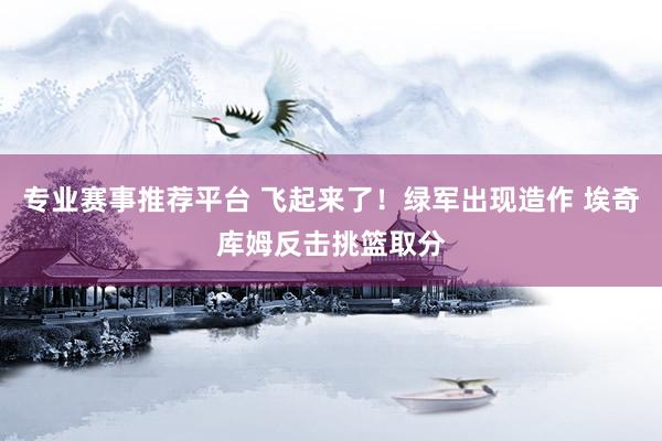 专业赛事推荐平台 飞起来了！绿军出现造作 埃奇库姆反击挑篮取分